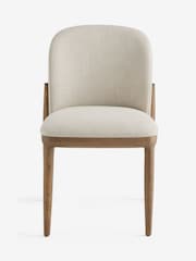 Set of 2 Natural Mix Light N. Premium Farndon Dining Chairs - Image 6 of 10