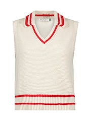 Baukjen Cream Agnes Ecotec Knitted Vest - Image 5 of 5
