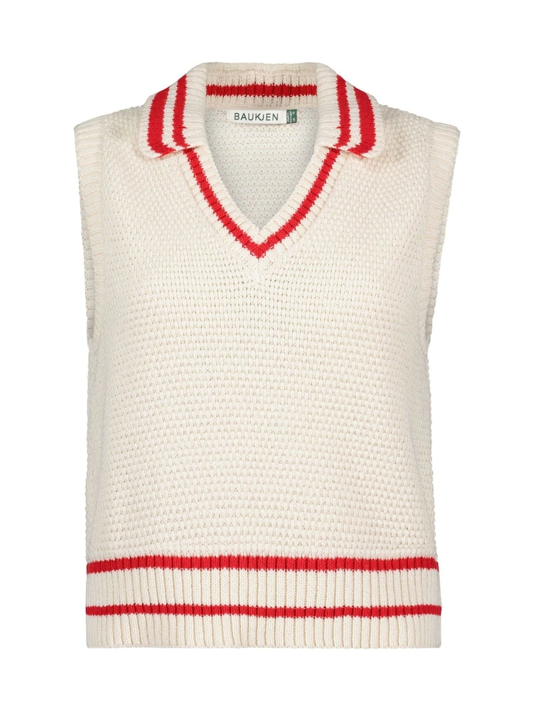Baukjen Cream Agnes Ecotec Knitted Vest - Image 5 of 5