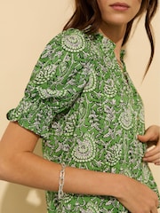 Baukjen Green Nolan Printed Blouse - Image 3 of 5