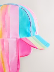 Rainbow Stripe Swim Legionnaire Hat (3mths-10yrs) - Image 4 of 5