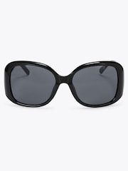 Carvela Oversized C pretos Sunglasses - Imagem 1 de 3