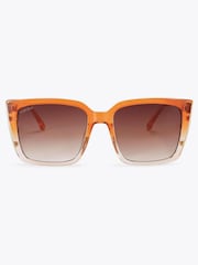 Carvela Square Frame marrom Sunglasses - Imagem 1 de 4
