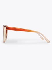 Carvela Square Frame marrom Sunglasses - Imagem 2 de 4