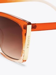 Carvela Square Frame marrom Sunglasses - Imagem 4 de 4