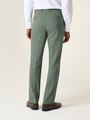 Skopes Green Tailored Fit Calvados Linen Blend Suit Trousers - Image 2 of 6