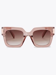 Carvela Lilac Purple Chunky Flare Sunglasses - Image 1 of 3