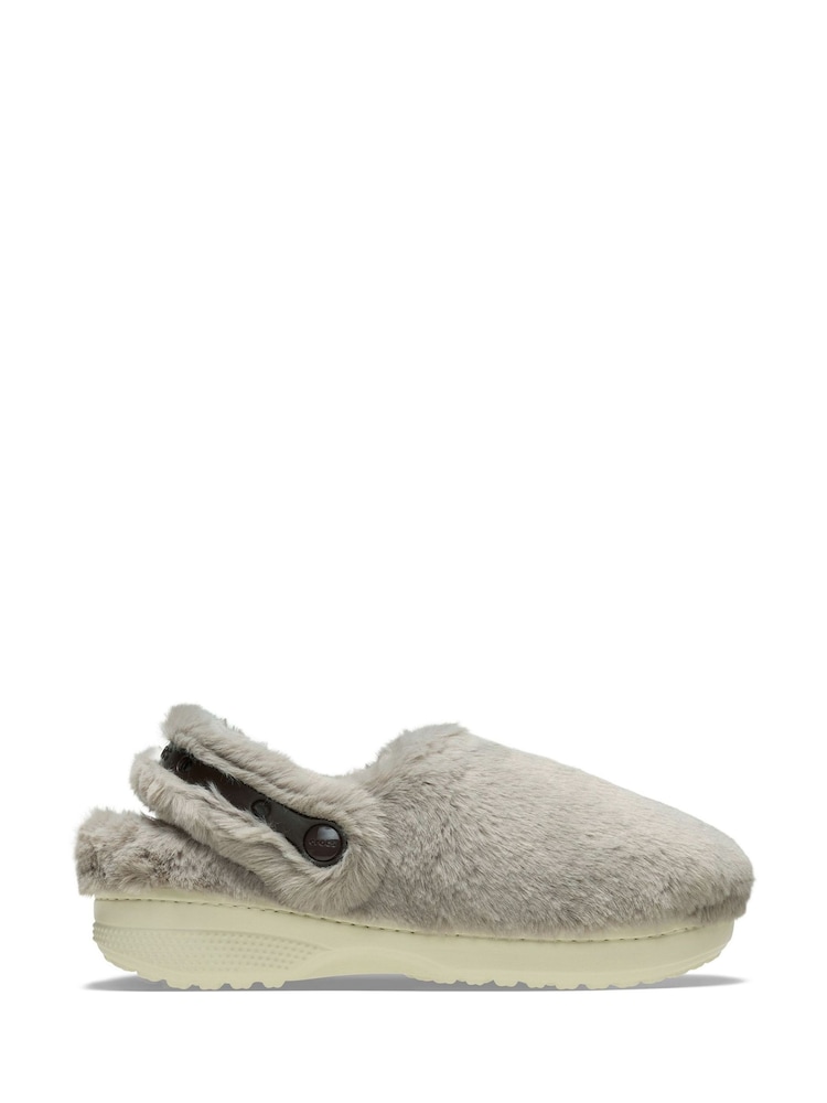 Crocs Brown Classic Unfurgettable Clogs - Image 1 of 1 Crocs Brown Classic Unfurgettable Clogs - Image 1 of 1