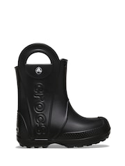 Crocs Black Kids Handle It Rain Boots - Image 1 of 8