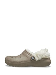 Crocs Brown Classic Fleece Lined Sandals - Image 2 of 7