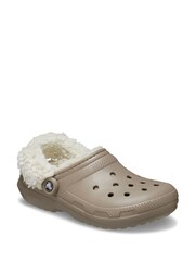Crocs Brown Classic Fleece Lined Sandals - Image 4 of 7