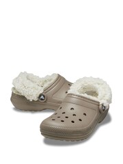 Crocs Brown Classic Fleece Lined Sandals - Image 5 of 7