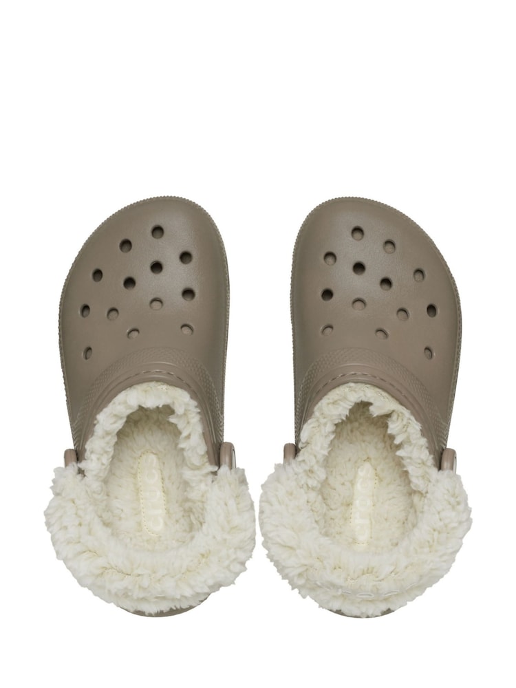 Crocs Brown Classic Fleece Lined Sandals - Image 7 of 7 Crocs Brown Classic Fleece Lined Sandals - Image 7 of 7