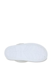 Crocs Grey Classic Fuzz Scuff Slippers - Image 7 of 7