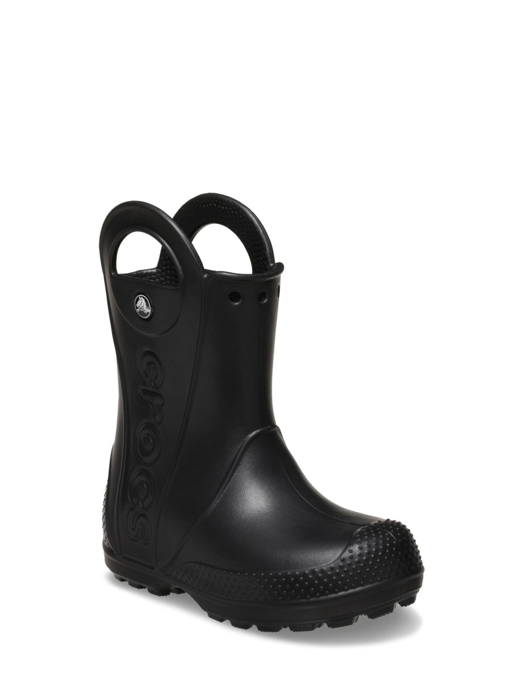 Cumpără Negru - Cizme de ploaie Crocs pentru copii mici Handle It