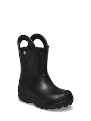 Crocs Black Toddler Handle It Rain Boots - Image 3 of 8
