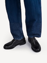 Grenson Black Archie Leather Brogue - Image 1 of 4