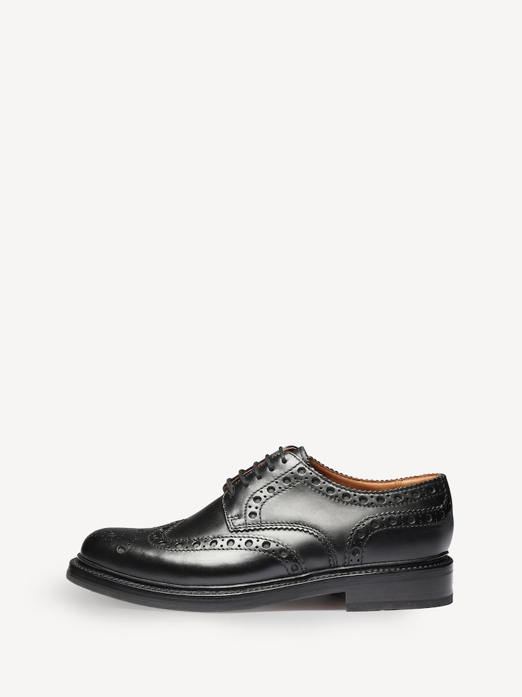 Grenson Black Archie Leather Brogue - Image 2 of 4