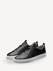 Grenson Black Leather Trainers - Image 1 of 4