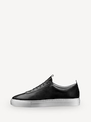 Grenson Black Leather Trainers - Image 2 of 4