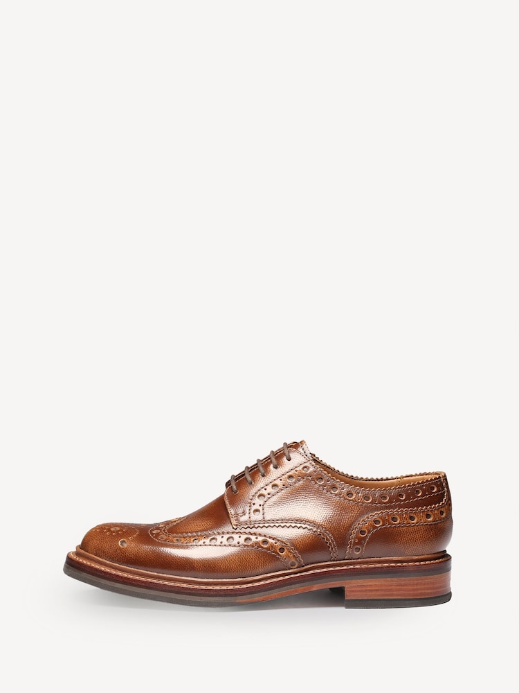 Grenson Brown Archie Leather Brogue - Image 2 of 4