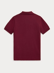 Polo Ralph Lauren Purple Boys Cotton Pique Polo Shirt - Image 2 of 2