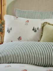 Wylder Nature Cream Pine Print Robins Return Duvet Set - Image 2 of 3