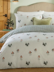 Wylder Nature Cream Pine Print Robins Return Duvet Set - Image 3 of 3