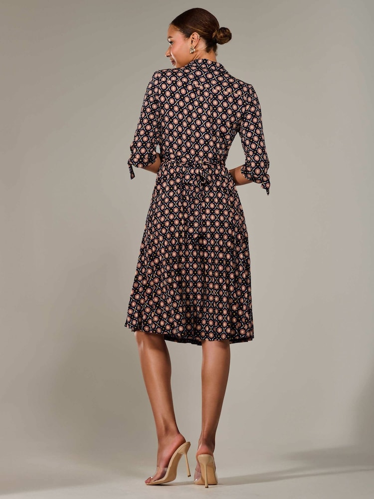 Azul - Jolie Moi ¾ Sleeve Button Up Midi Dress - Imagen 2 de 6 Azul - Jolie Moi ¾ Sleeve Button Up Midi Dress - Imagen 2 de 6