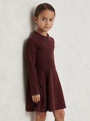 Reiss Berry Zadie Embellished Collar Knitted Dress - Image 3 of 4