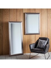 Gallery Home Silver Rylock Rectangle Mirror - Image 1 of 4