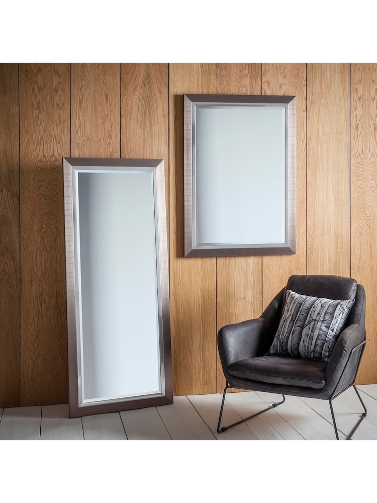 Gallery Home Silver Rylock Rectangle Mirror - Image 1 of 4