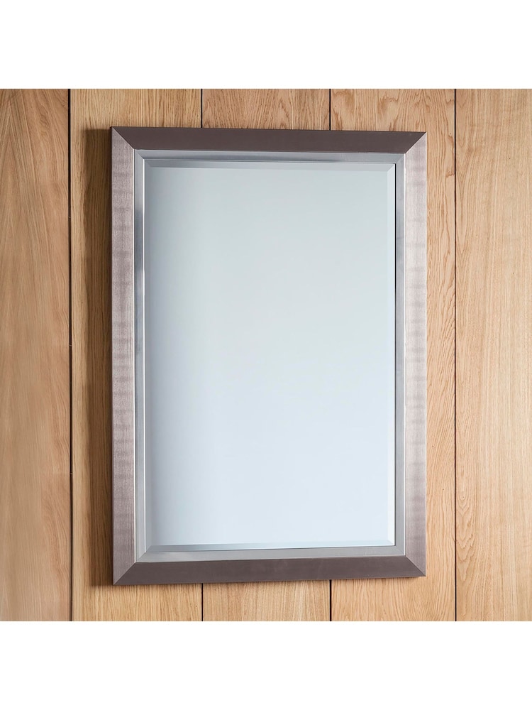 Gallery Home Silver Rylock Rectangle Mirror - Image 2 of 4