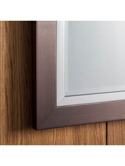 Gallery Home Silver Rylock Rectangle Mirror - Image 3 of 4