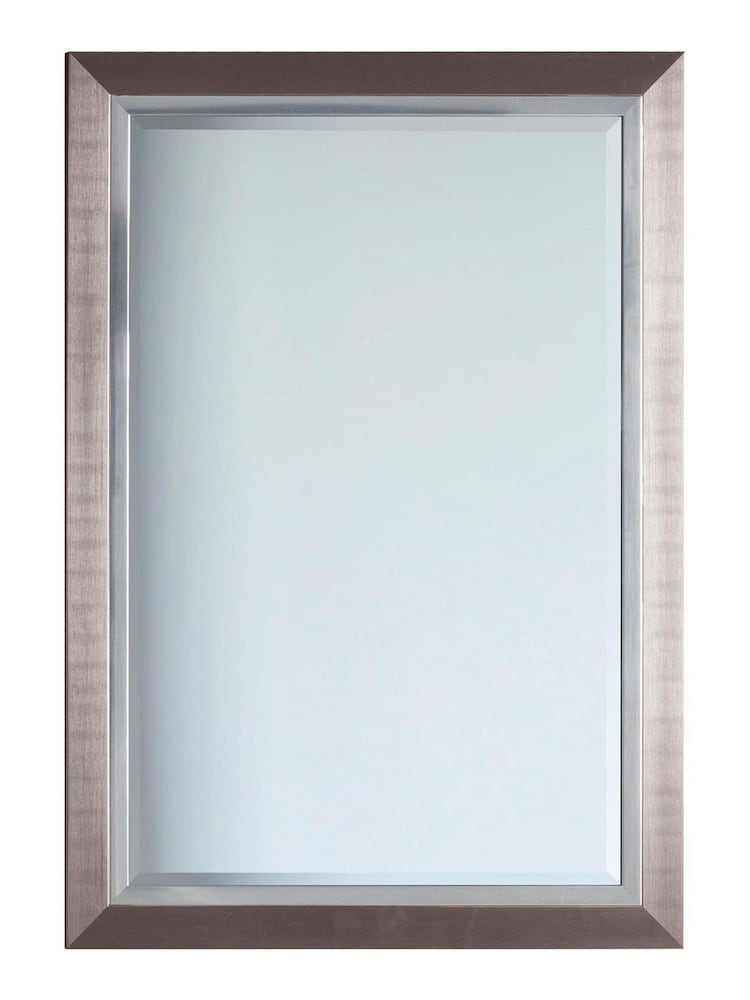 Gallery Home Silver Rylock Rectangle Mirror - Image 4 of 4