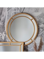 Gallery Home Gold Sinvello Round Mirror - Image 1 of 3