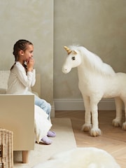 Cuddleco Gold Dust Standing Unicorn Stuffed Animal - Image 2 of 5