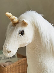 Cuddleco Gold Dust Standing Unicorn Stuffed Animal - Image 3 of 5
