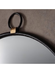Gallery Home Black Baystone Round Mirror - Image 4 of 7