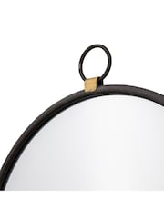 Gallery Home Black Baystone Round Mirror - Image 5 of 7