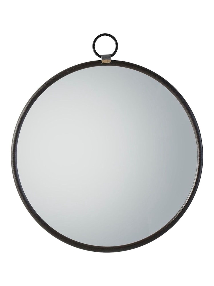 Gallery Home Black Baystone Round Mirror - Image 7 of 7
