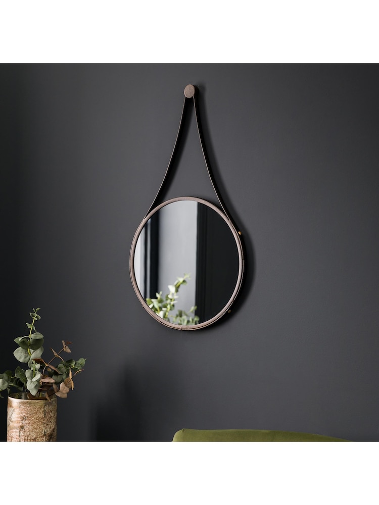 Gallery Home Bronze Broadway Round Mirror - Image 1 of 5