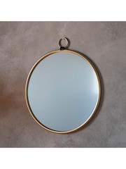 Gallery Home Gold Baystone Round Mirror - Image 1 of 3