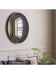 Gallery Home Black Yarmouth Convex Mirror - Image 1 of 4