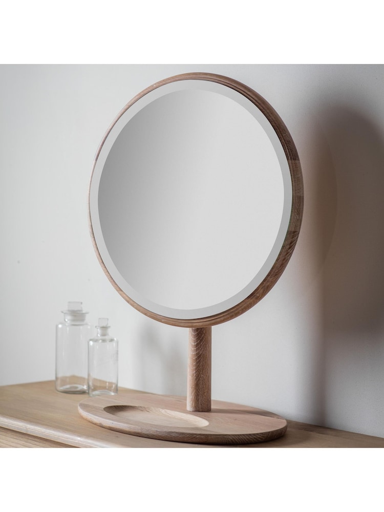 Gallery Home Light Wood Wyland Dressing Mirror - Image 2 of 5