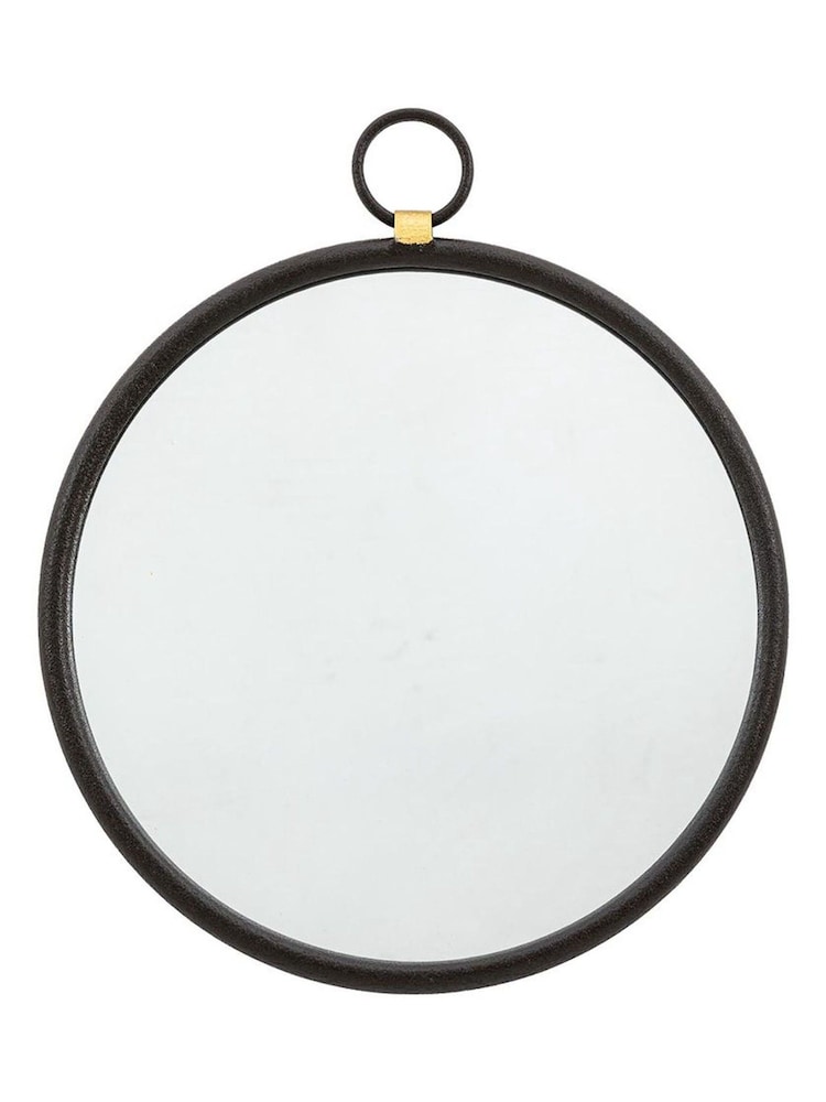 Gallery Home Black Baystone Round Mirror - Image 5 of 5