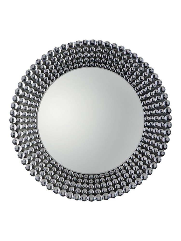 Gallery Home Silver Sharnell Round Mirror - Image 5 of 5