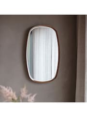 Gallery Home Dark Wood Keansley Walnut Mirror - Image 1 of 3
