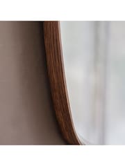 Gallery Home Dark Wood Keansley Walnut Mirror - Image 2 of 3