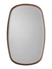 Gallery Home Dark Wood Keansley Walnut Mirror - Image 3 of 3